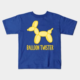 Balloon Twister! (Yellow) Kids T-Shirt
